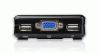 iogear 2-Port Compact USB VGA KVM switch Black2