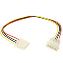 C2G 14in Internal Power Extension Cable 5.25in Connector Multicolor 14" (0.356 m)1