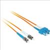 C2G 2m SC/ST Duplex 50/125 Multimode Fiber Patch Cable fiber optic cable 78.7" (2 m) Orange1