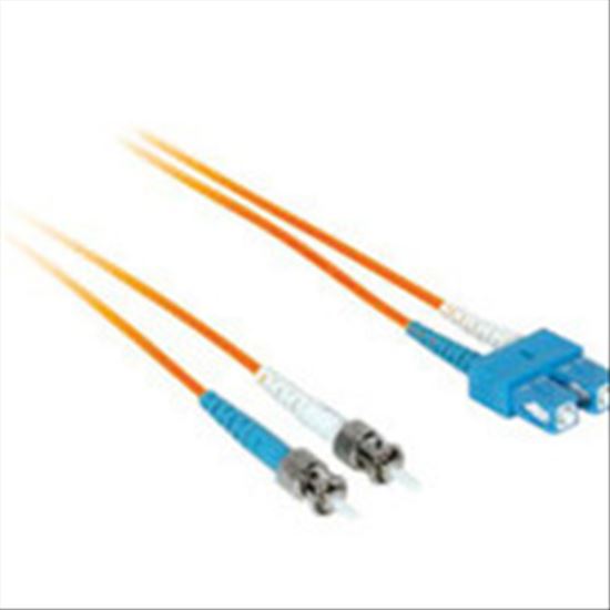 C2G 2m SC/ST Duplex 50/125 Multimode Fiber Patch Cable fiber optic cable 78.7" (2 m) Orange1