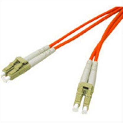 C2G 2m LC/LC Plenum-Rated Duplex 50/125 Multimode Fiber Patch Cable - Orange fiber optic cable 78.7" (2 m)1