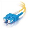 C2G 1m SC/SC Plenum-Rated Duplex 9/125 Single-Mode Fiber Patch Cable fiber optic cable 39.4" (1 m) Yellow1