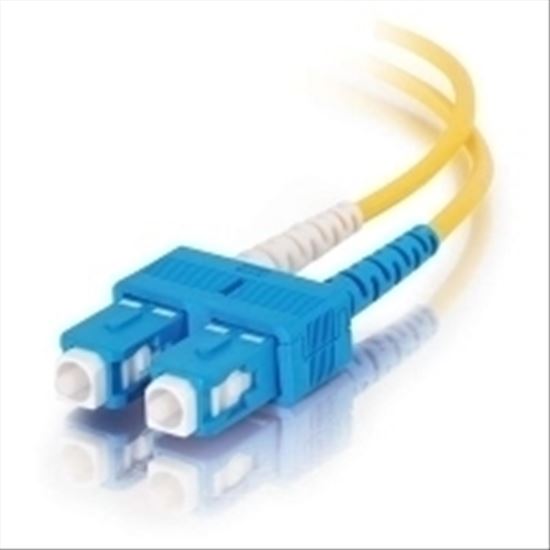 C2G 10m SC/SC Plenum-Rated Duplex 9/125 Single-Mode Fiber Patch Cable fiber optic cable 393.7" (10 m) Yellow1