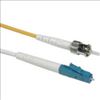 C2G 2m LC/ST Simplex 9/125 Single-Mode Fiber Patch Cable - Yellow fiber optic cable 78.7" (2 m)1