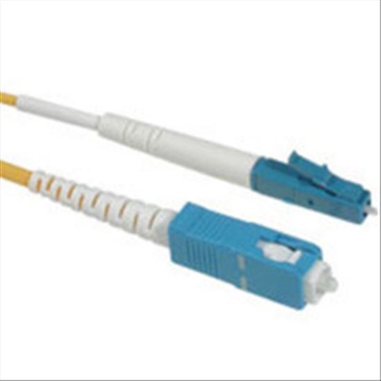 C2G 3m LC/SC Simplex 9/125 Single-Mode Fiber Patch Cable - Yellow fiber optic cable 118.1" (3 m)1