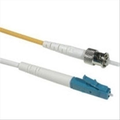 C2G 2m LC/ST Plenum-Rated Simplex 9/125 Single-Mode Fiber Patch Cable fiber optic cable 78.7" (2 m) Yellow1