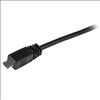 StarTech.com 10 ft USB A - MicroUSB B Cable USB cable 118.1" (3 m) Micro-USB B Black3
