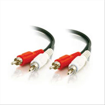 C2G 50ft Value Series RCA Type audio cable 590.6" (15 m) 2 x RCA Black1