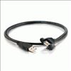 C2G 6in USB 2.0 A Male to A Female Panel Mount Cable USB cable 5.91" (0.15 m) USB A Black2