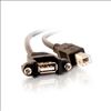 C2G 1.5ft USB 2.0 A Female to B Male Panel Mount Cable USB cable 17.7" (0.45 m) USB A USB B Black3