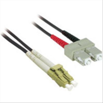 C2G 2m LC/SC Duplex 62.5/125 Multimode Fiber Patch Cable fiber optic cable 78.7" (2 m) Black1