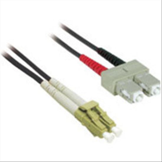 C2G 2m LC/SC Duplex 62.5/125 Multimode Fiber Patch Cable fiber optic cable 78.7" (2 m) Black1