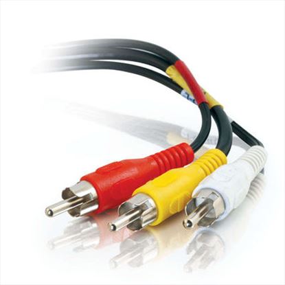 C2G 50ft Value Series RCA Type Audio Video Cable composite video cable 606.3" (15.4 m) Black1