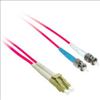 C2G 2m LC/ST Duplex 9/125 Single-Mode Fiber Patch Cable fiber optic cable 78.7" (2 m) Red1