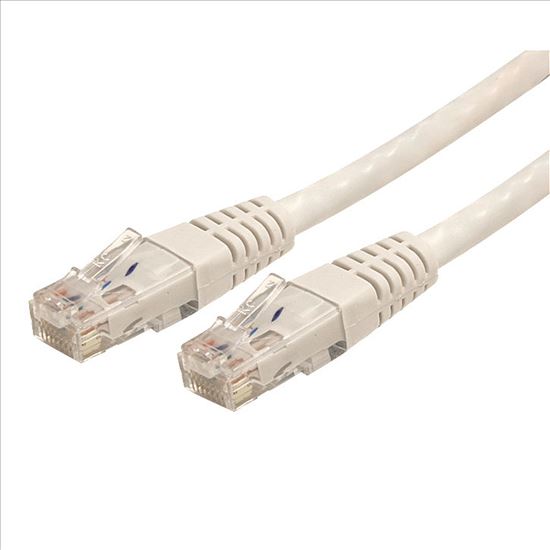 StarTech.com C6PATCH5WH networking cable White 59.1" (1.5 m) Cat6 U/UTP (UTP)1