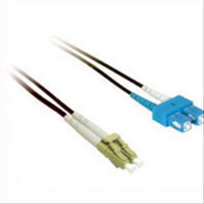 C2G 2m LC/SC Plenum-Rated Duplex 50/125 Multimode Fiber Patch Cable fiber optic cable 78.7" (2 m) Black1