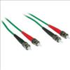 C2G 3m ST/ST Duplex 62.5/125 Multimode Fiber Patch Cable fiber optic cable 118.1" (3 m) Green1