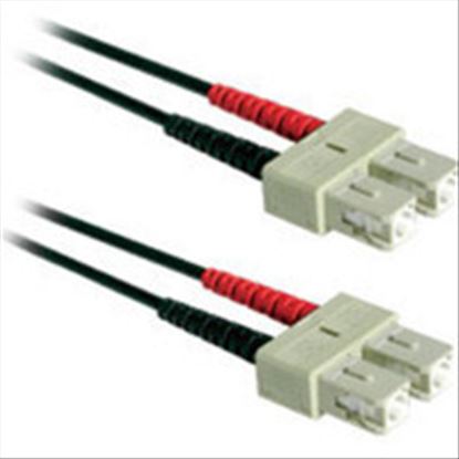 C2G 3m SC/SC Duplex 62.5/125 Multimode Fiber Patch Cable - Black fiber optic cable 118.1" (3 m)1