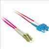 C2G 2m LC/SC Duplex 9/125 Single-Mode Fiber Patch fiber optic cable 78.7" (2 m) Red1