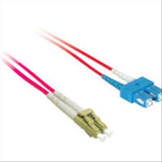 C2G 2m LC/SC Duplex 9/125 Single-Mode Fiber Patch fiber optic cable 78.7" (2 m) Red1