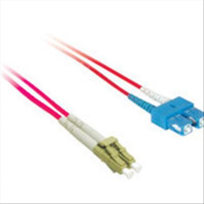 C2G 5m LC/SC Duplex 9/125 Single-Mode Fiber Patch fiber optic cable 196.9" (5 m) Red1