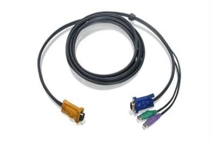 iogear PS/2 6 Ft KVM cable Black 70.9" (1.8 m)1