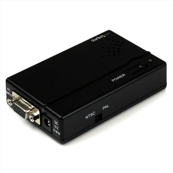 StarTech.com VGA2VID video cable adapter 36" (0.914 m) VGA S-Video/RCA Black1