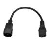 StarTech.com PXT10010 power cable Black 118.1" (3 m) C13 coupler C14 coupler2