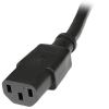 StarTech.com PXT10010 power cable Black 118.1" (3 m) C13 coupler C14 coupler4