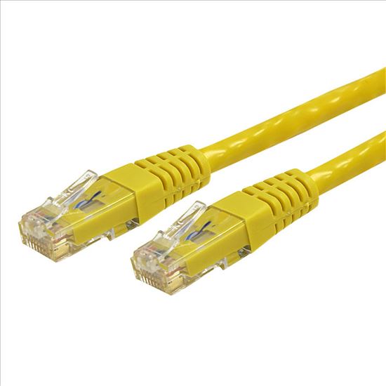 StarTech.com C6PATCH1YL networking cable Yellow 11.8" (0.3 m) Cat6 U/UTP (UTP)1