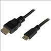 StarTech.com HDMIACMM6 HDMI cable 70.9" (1.8 m) HDMI Type A (Standard) HDMI Type C (Mini) Black1