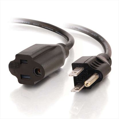 C2G 4ft Outlet Saver 16 AWG Power Extension Cord (NEMA 5-15R to NEMA 5-15P) Black 47.6" (1.21 m)1