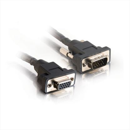 C2G 1ft Panel Mount HD15 M/F SXGA Monitor Extension Cable VGA cable 11.8" (0.3 m) VGA (D-Sub) Black1