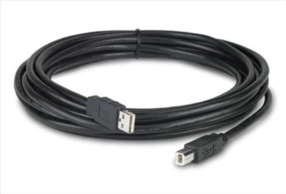 APC NetBotz USB Latching Cable, Plenum, 5m USB cable 196.9" (5 m) USB A USB B Black1