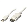 Unirise MDPDP-15F-MM DisplayPort cable 181.1" (4.6 m) Mini DisplayPort White1