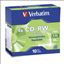 Verbatim CD-RW 80MIN 700MB 2X-4X Branded 10pk Slim Case 10 pc(s)1