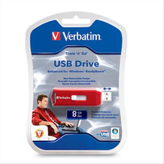 Verbatim 8GB Store 'n' Go USB flash drive USB Type-A 2.0 Red1