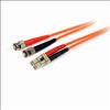 StarTech.com FIBLCST3 fiber optic cable 118.1" (3 m) LC ST OM1 Orange1