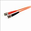 StarTech.com FIBLCST3 fiber optic cable 118.1" (3 m) LC ST OM1 Orange2