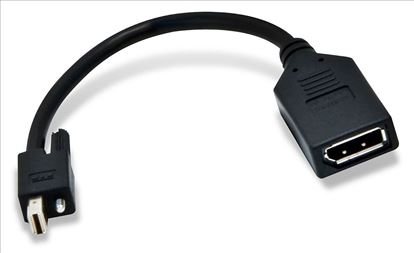 Matrox CAB-MDP-DPF DisplayPort cable 7.87" (0.2 m) Mini DisplayPort Black1