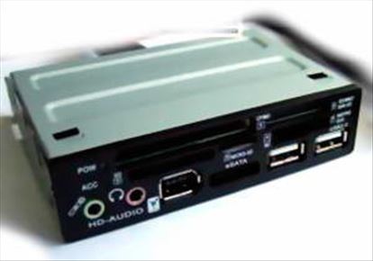 Supermicro All-in-one card reader USB 2.0/eSATA Black1