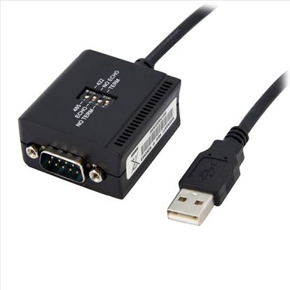 StarTech.com RS422 RS485 USB Cable Adapter DB9 M USB-A FM Black1