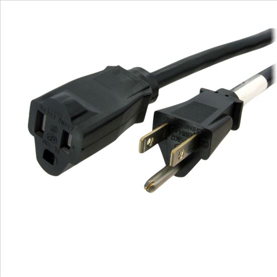 StarTech.com PAC1016 power cable Black 70.9" (1.8 m) NEMA 5-15P1