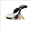 StarTech.com 4-in-1 USB Dual Link DVI-D KVM KVM cable Black 179.9" (4.57 m)2