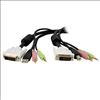 StarTech.com DVID4N1USB6 KVM cable Black 70.9" (1.8 m)1