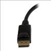 StarTech.com DP2HDMI2 video cable adapter 8.27" (0.21 m) DisplayPort HDMI Black3