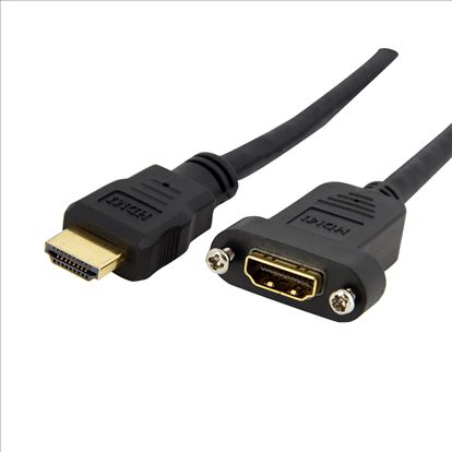StarTech.com HDMIPNLFM3 HDMI cable 35.4" (0.9 m) HDMI Type A (Standard) Black1