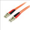 StarTech.com 10M DUPLEX MM LC-LC fiber optic cable 393.7" (10 m) Orange1