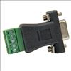 StarTech.com RS422 RS485 Serial DB9 -> Terminal Block Adapter Black5