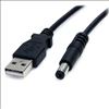 StarTech.com USB2TYPEM power cable Black 35.4" (0.9 m) USB A Barrel type M1